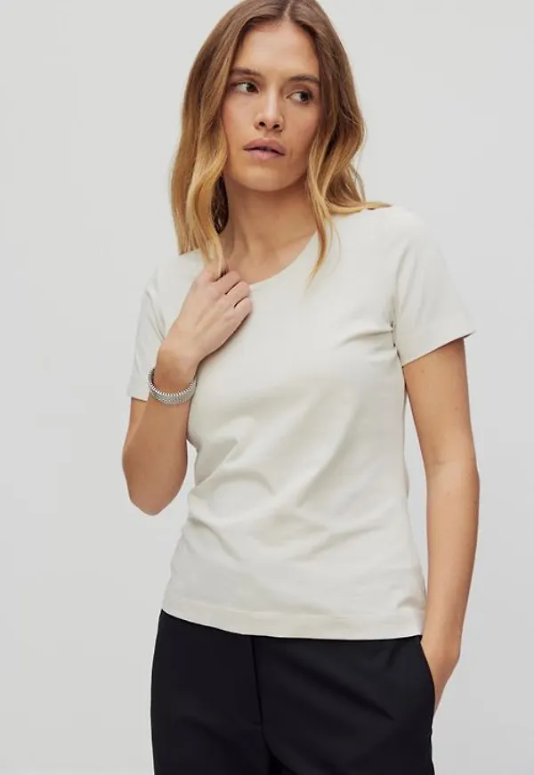 MQ Marqet Stockh lm Ella Top T-shirts Moonbeam Dam XL