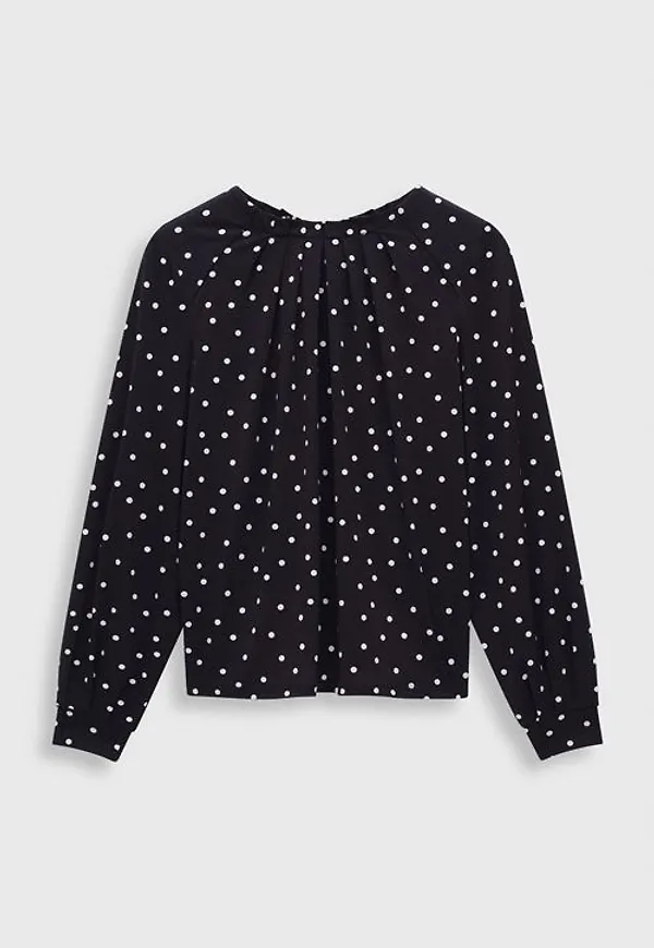 Stockh lm Felicia top Toppar NAVY DOT PRINT Dam XS