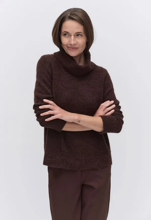 Stockh lm Joline rollneck Stickade tröjor