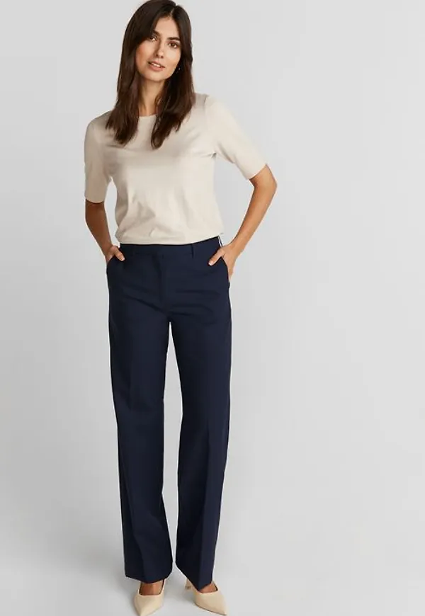 Stockh lm Karen straight trousers Kostymbyxor