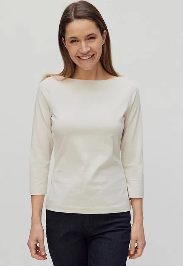 Stockh lm Linn Top Långärmad T-shirt Moonbeam Dam XS MQ Marqet