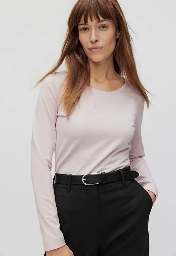 MQ Marqet Stockh lm Matilda Top Långärmad T-shirt Hushed Violet Dam XL