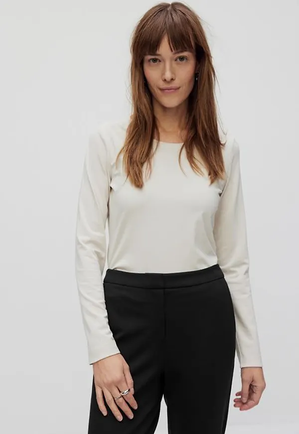MQ Marqet Stockh lm Matilda Top Långärmad T-shirt Moonbeam Dam XL