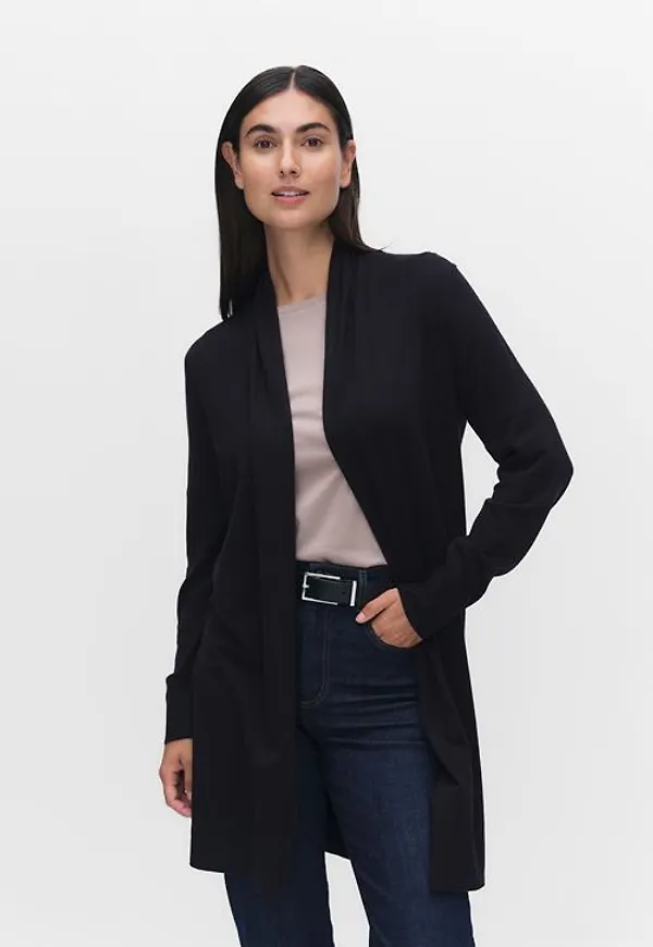 MQ Marqet Stockh lm Nell Cardigan Koftor & Cardigans Black Dam S