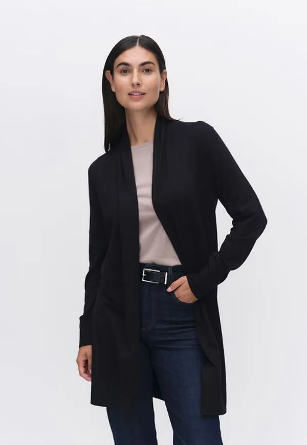 MQ Marqet Stockh lm Nell Cardigan Koftor & Cardigans Black Dam L
