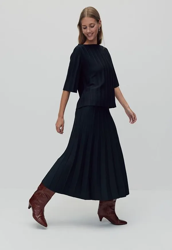 Stockh lm Nora knitted skirt Maxikjol