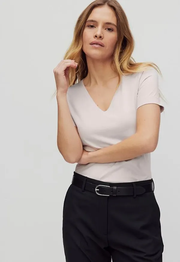 Stockh lm Sandra Top T-shirts Hushed Violet Dam XL MQ Marqet