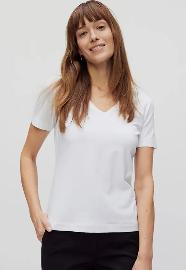 MQ Marqet Stockh lm Sandra Top T-shirts White Dam XS