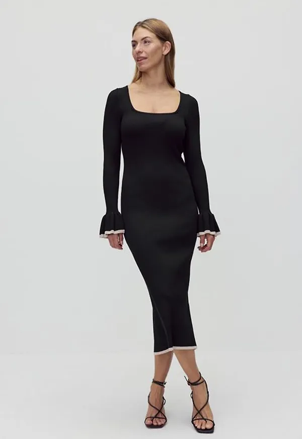 Stockh lm Studio Alegra knitted dress Maxiklänning