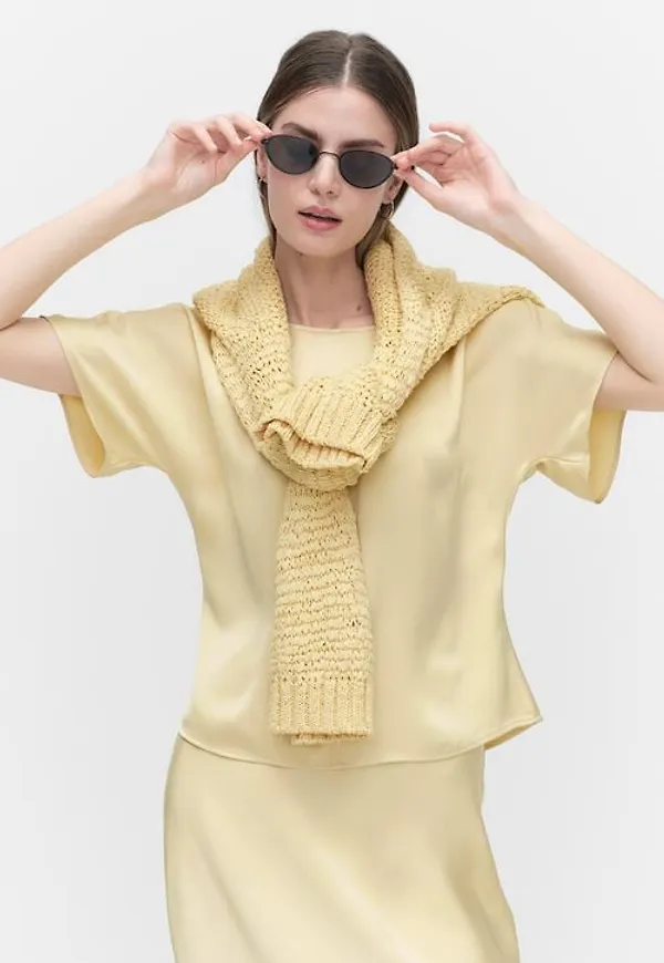 Stockh lm Studio Alida blouse Blusar LIGHT YELLOW Dam XS