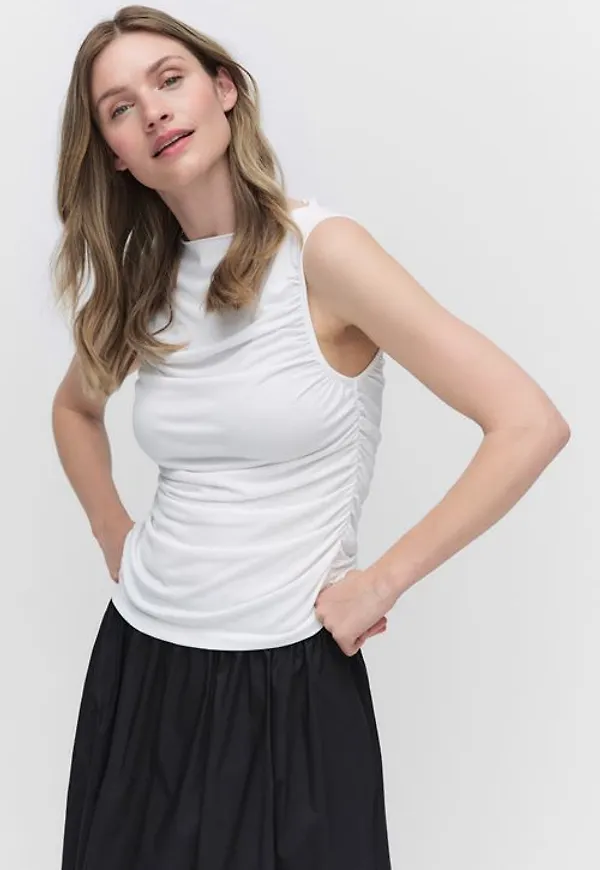 MQ Marqet Stockh lm Studio Calla Top Toppar Off White Dam XS