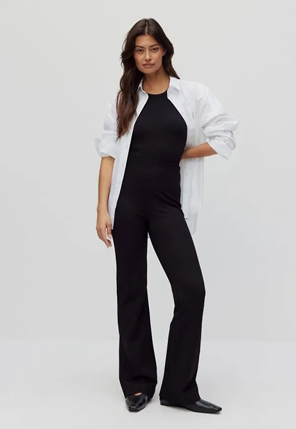 MQ Marqet Stockh lm Studio Hannah Long Trousers Leggings Black Dam XL