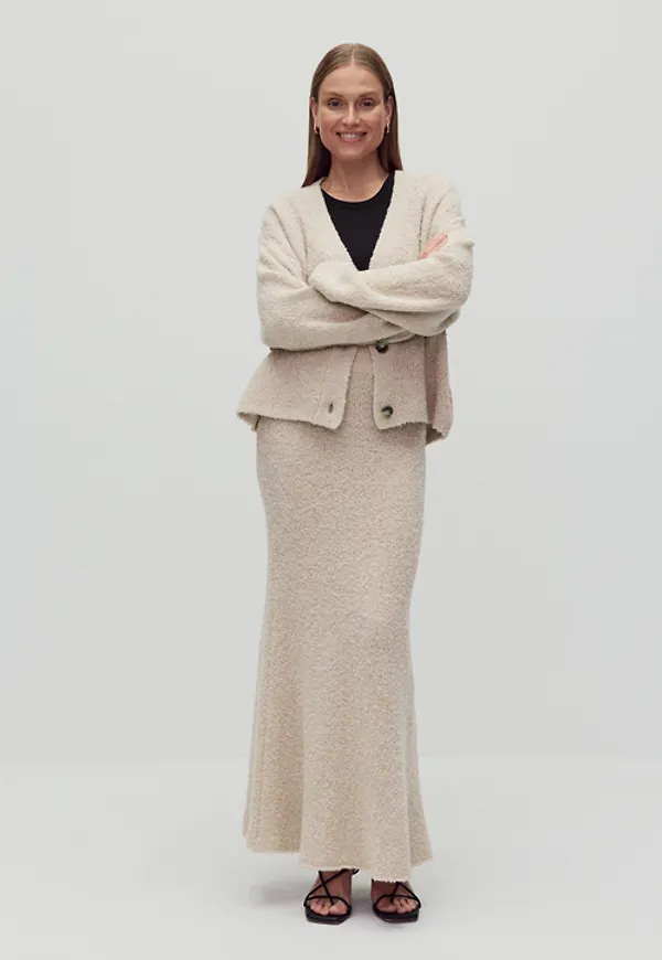 Stockh lm Studio Isobel knitted skirt Maxikjol
