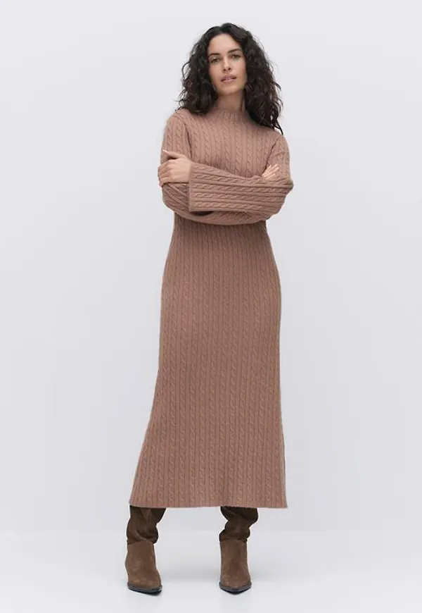 Stockh lm Studio Liv knitted dress Maxiklänning