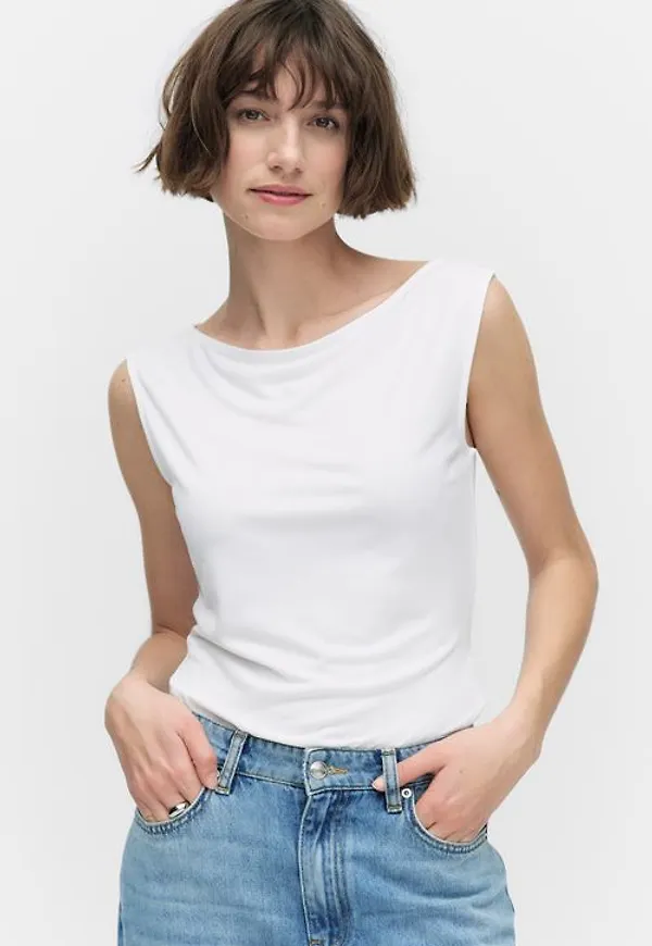 MQ Marqet Stockh lm Studio Luella Top Toppar Off White Dam XS