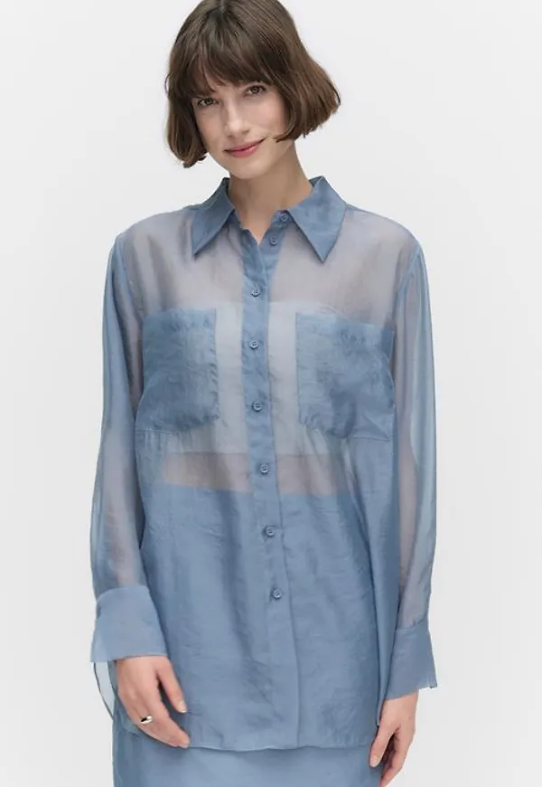Stockh lm Studio Saga shirt Blusar BLUE Dam XS