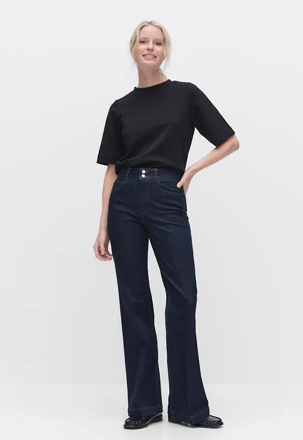 MQ Marqet Stockh lm Vera Denim Trousers Bootcut & Flared Jeans Rinse Wash Dam 34