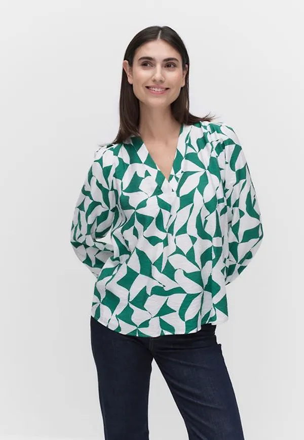Stockh lm Vibeke blouse Blusar GREEN PRINT Dam XS