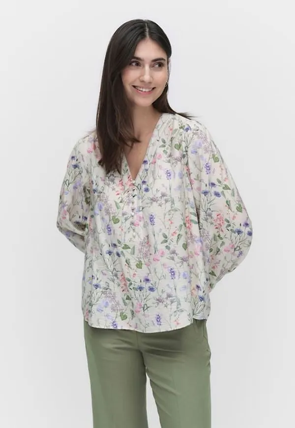 Stockh lm Vilda blouse Blusar WHITE FLOWER Dam XS