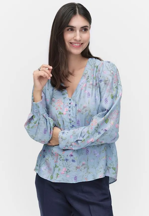 Stockh lm Vilda blouse Blusar BLUE FLOWER Dam XS
