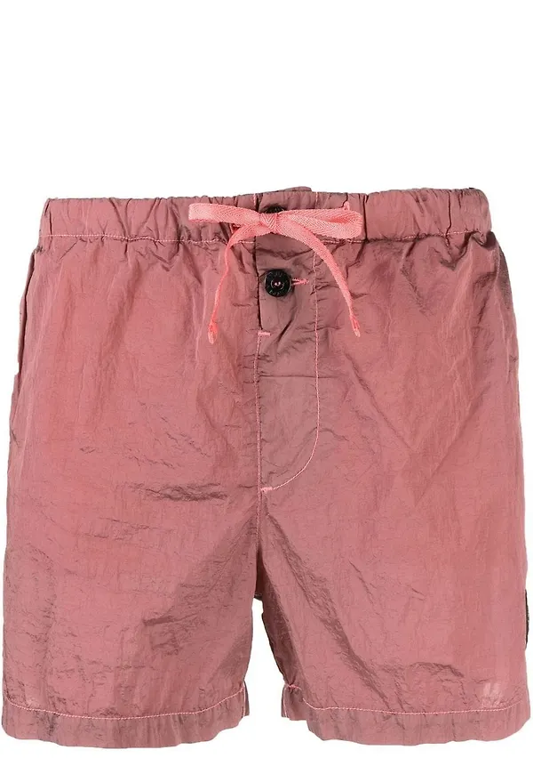 Stone Island badbyxor med logotypmärke - Rosa