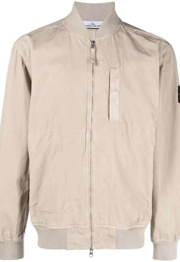Stone Island bomberjacka med kompass - Grå