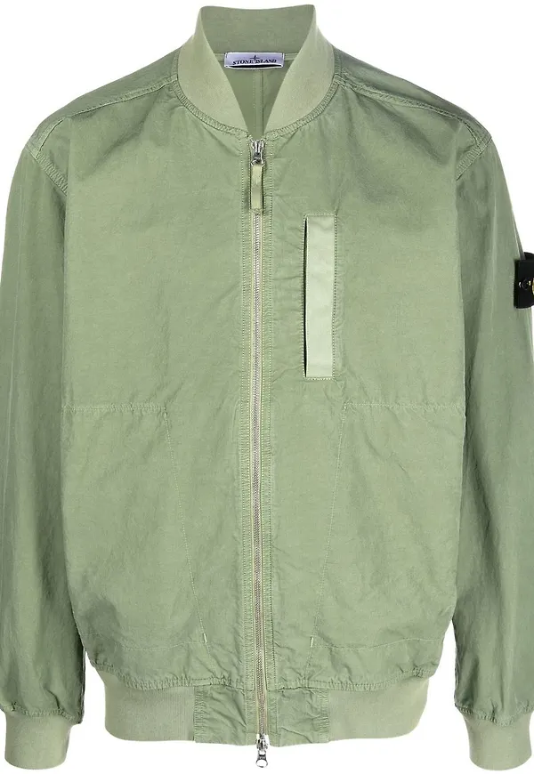 Stone Island bomberjacka med kompass - Grön
