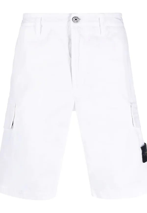 Stone Island cargoshorts - Vit
