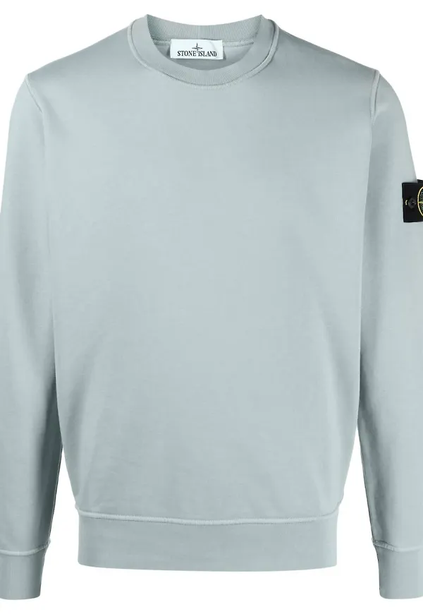 Stone Island compass patch sweatshirt - Grön