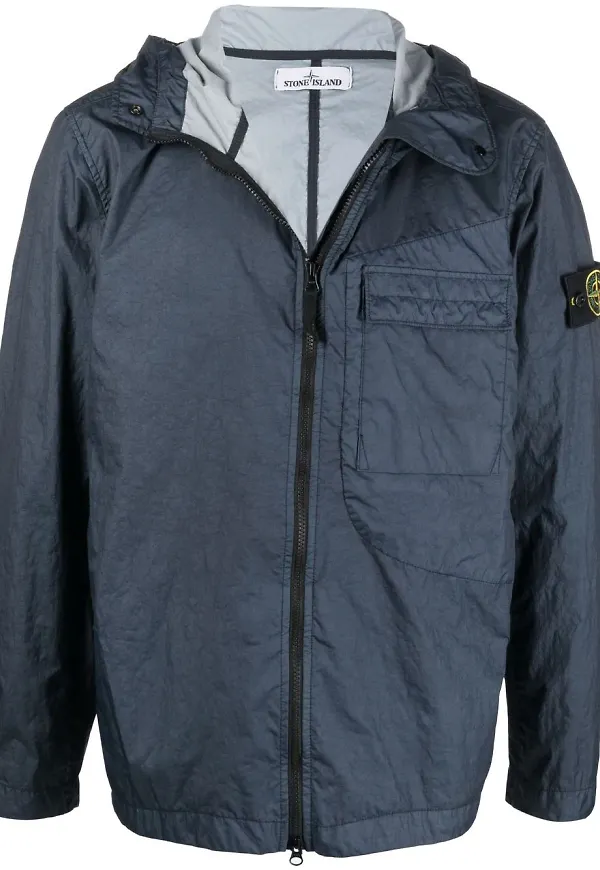 Stone Island Compass vindjacka - Blå