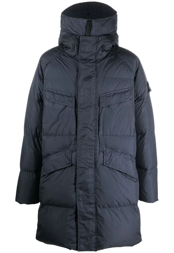 Stone Island dunjacka med kompass - Svart