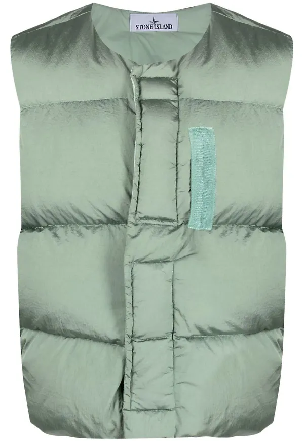 Stone Island G1019 padded-design gilet - Grön