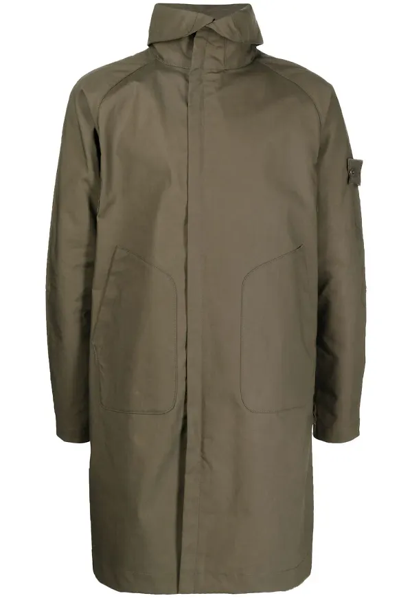 Stone Island Ghost parkas - Grön