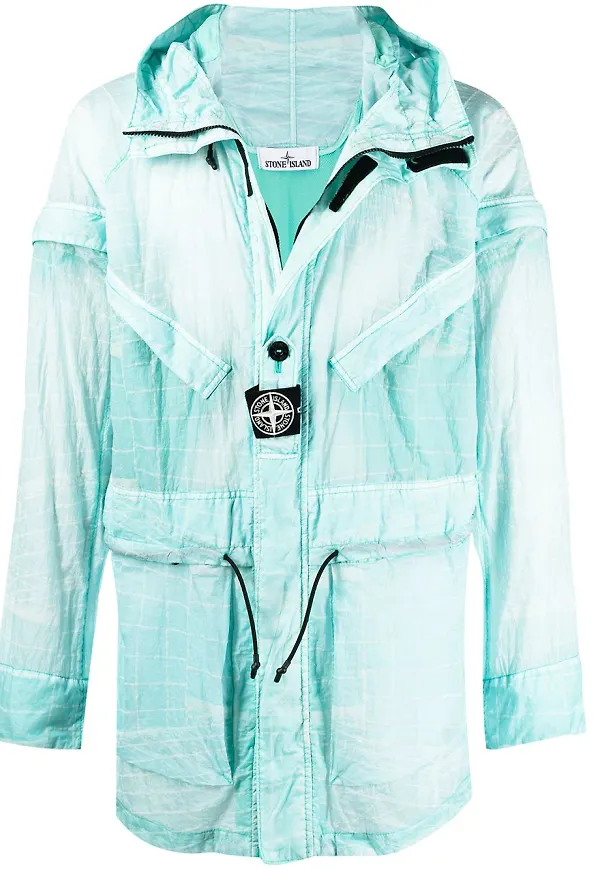 Stone Island halvskir parkas - Grön