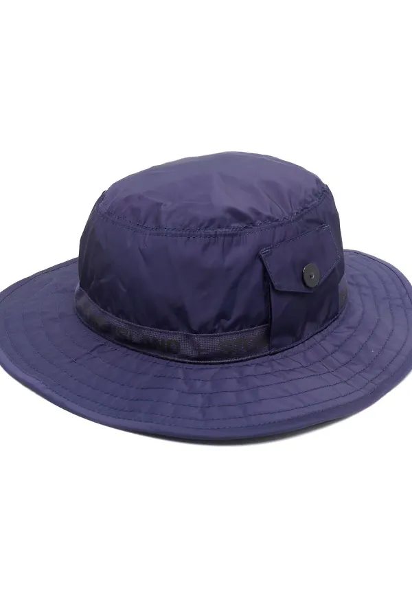 Stone Island hopvikbar solhatt - Blå