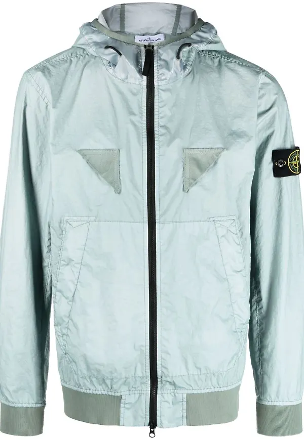 Stone Island jacka med dragkedja - Blå