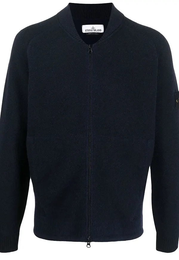 Stone Island jacka med dragkedja - Blå