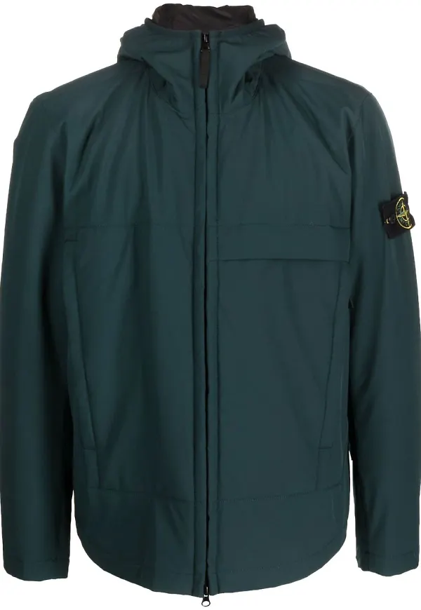Stone Island jacka med dragkedja - Blå