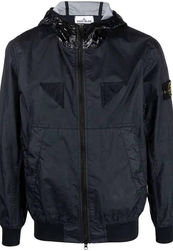 Stone Island jacka med dragkedja - Blå