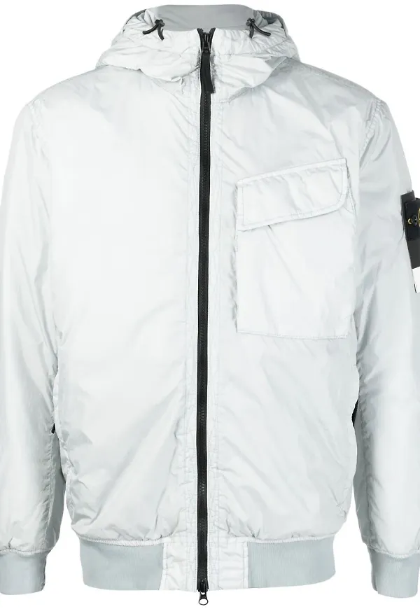 Stone Island jacka med dragkedja - Grå