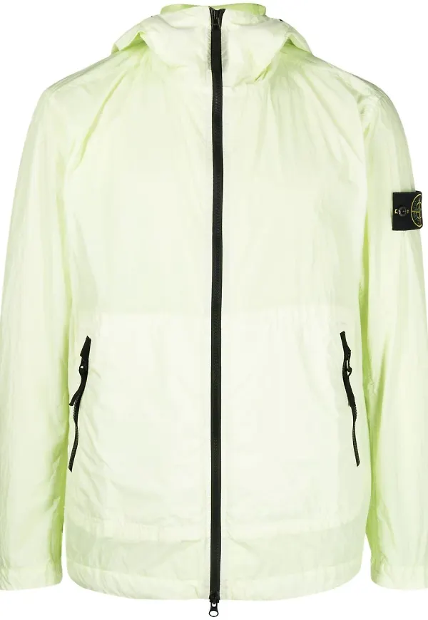Stone Island jacka med dragkedja - Grön