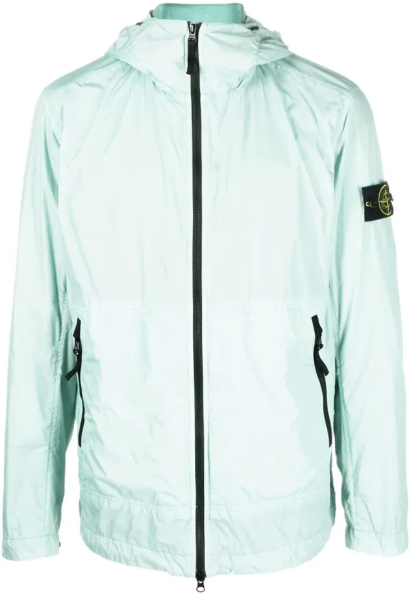 Stone Island jacka med dragkedja - Grön