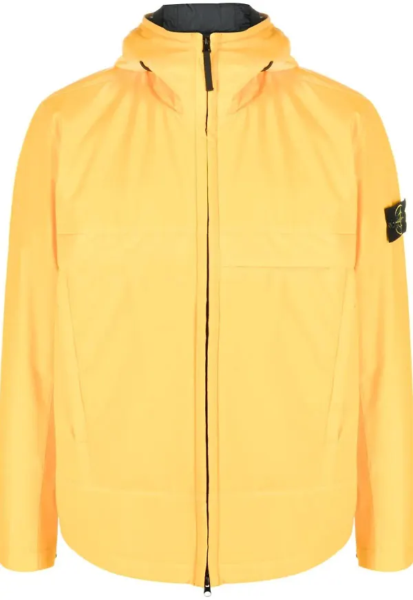 Stone Island jacka med dragkedja - Gul