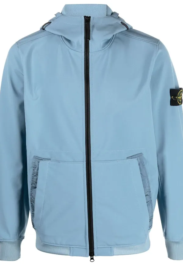 Stone Island jacka med huva - Blå