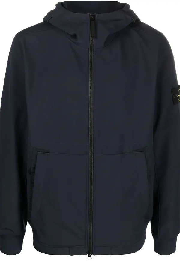 Stone Island jacka med huva - Blå