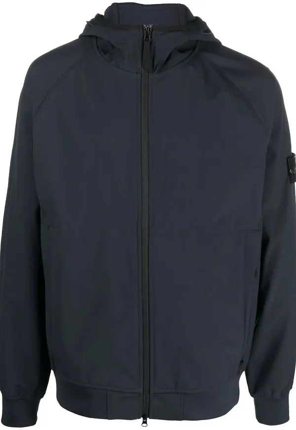 Stone Island jacka med huva - Blå