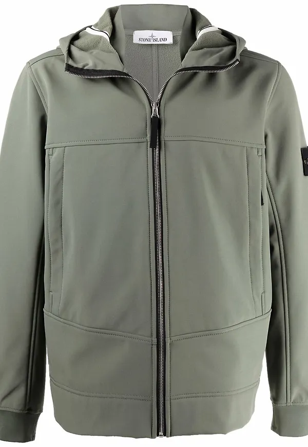 Stone Island jacka med huva - Grön