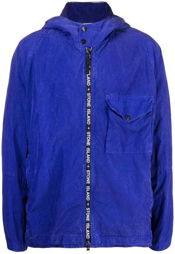 Stone Island jacka med huva - Lila