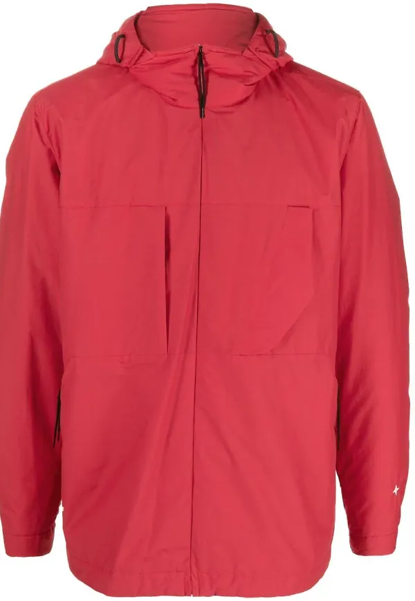 Stone Island jacka med huva - Röd