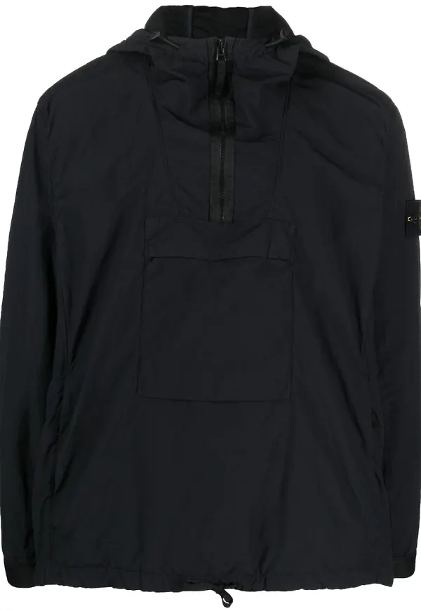 Stone Island jacka med huva - Svart